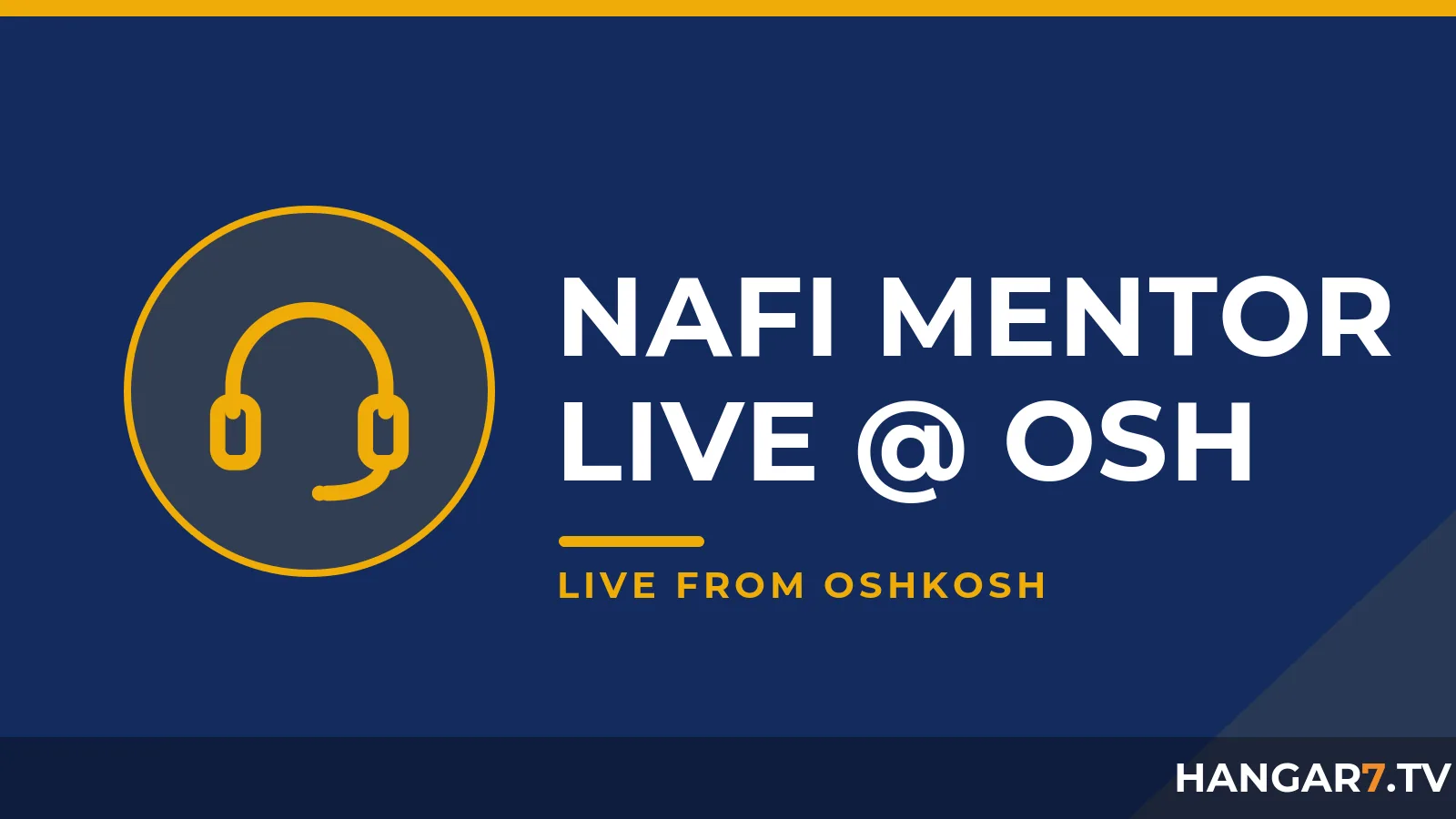 NAFI MentorLIVE at Oshkosh show logo