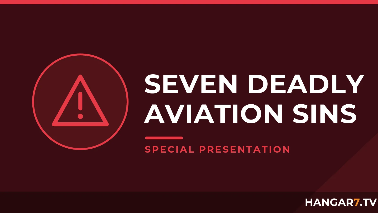 Seven Deadly Aviation Sins show logo