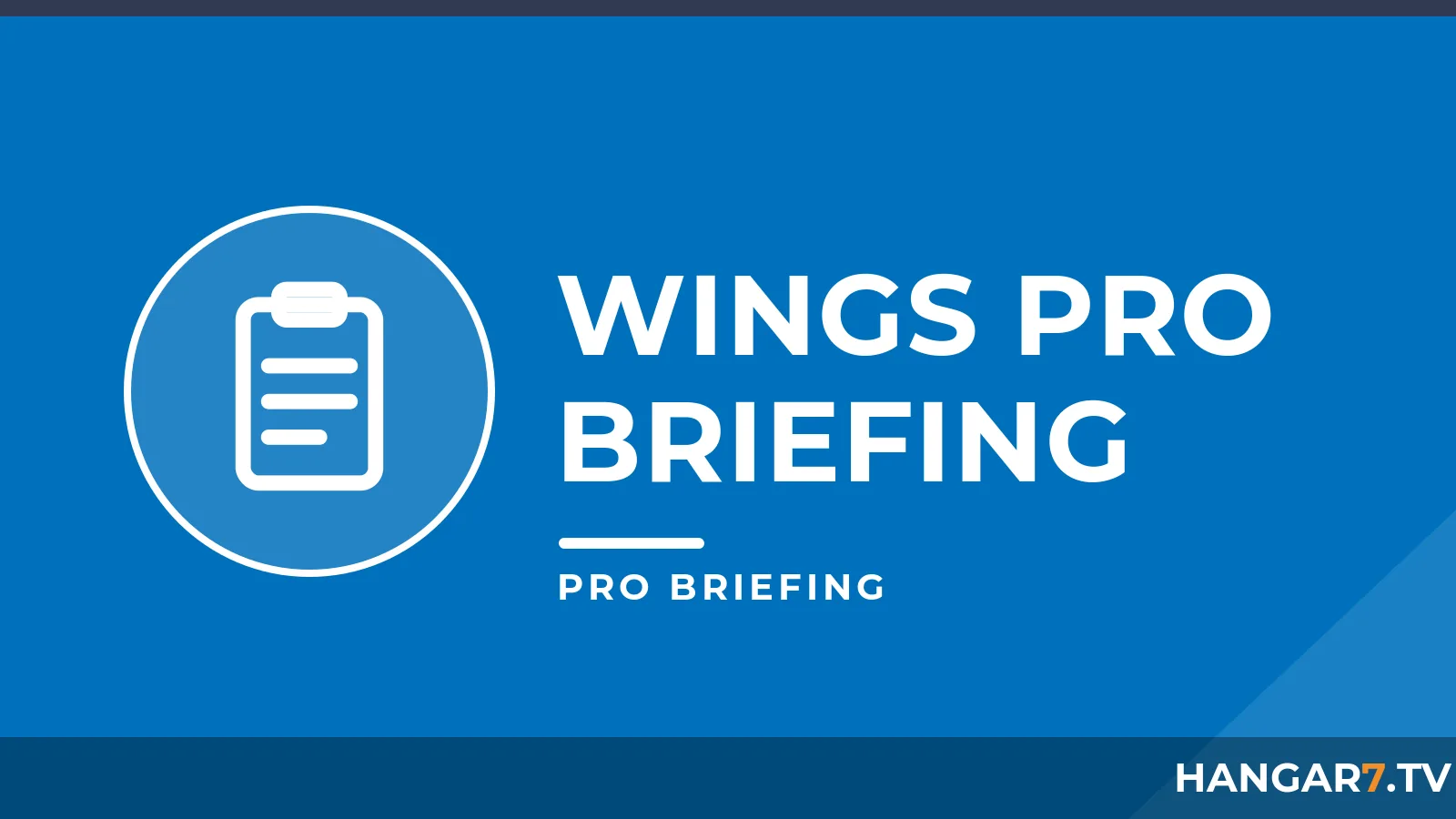 WINGS Pro Briefing show logo